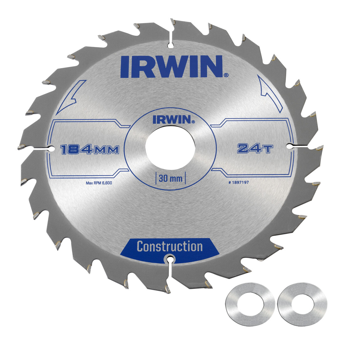 Irwin Kreissägeblatt Handkr. 184/30mm 24ATB