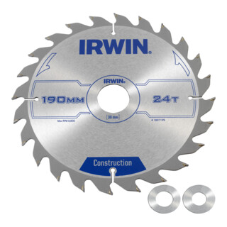 Irwin Kreissägeblatt Handkr. 190/30mm 24ATB