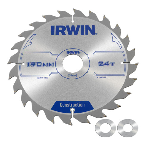 Irwin Kreissägeblatt Handkr. 190/30mm 24ATB