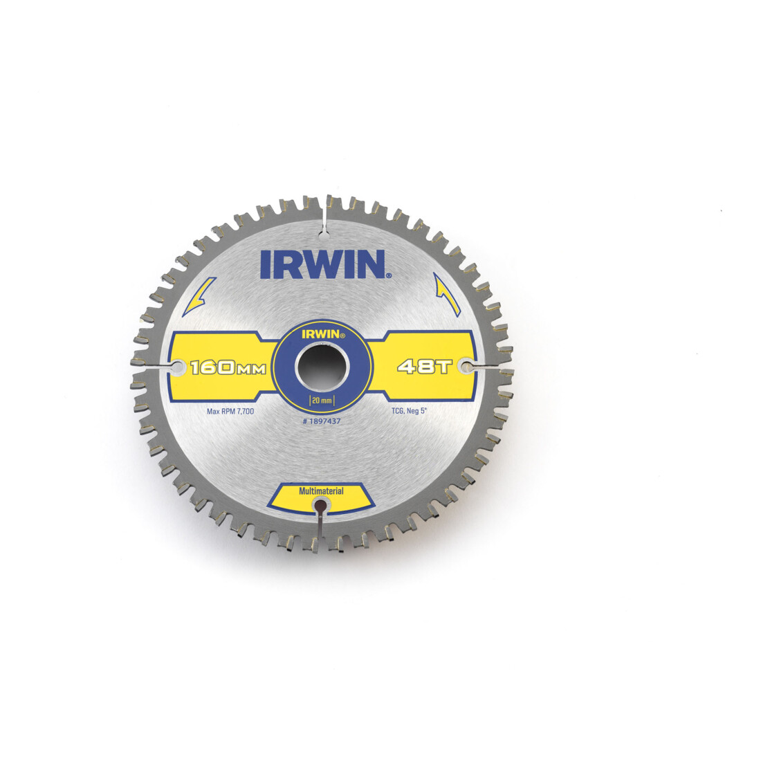 Irwin Kreissägeblatt Multi 160/30mm 48TCG