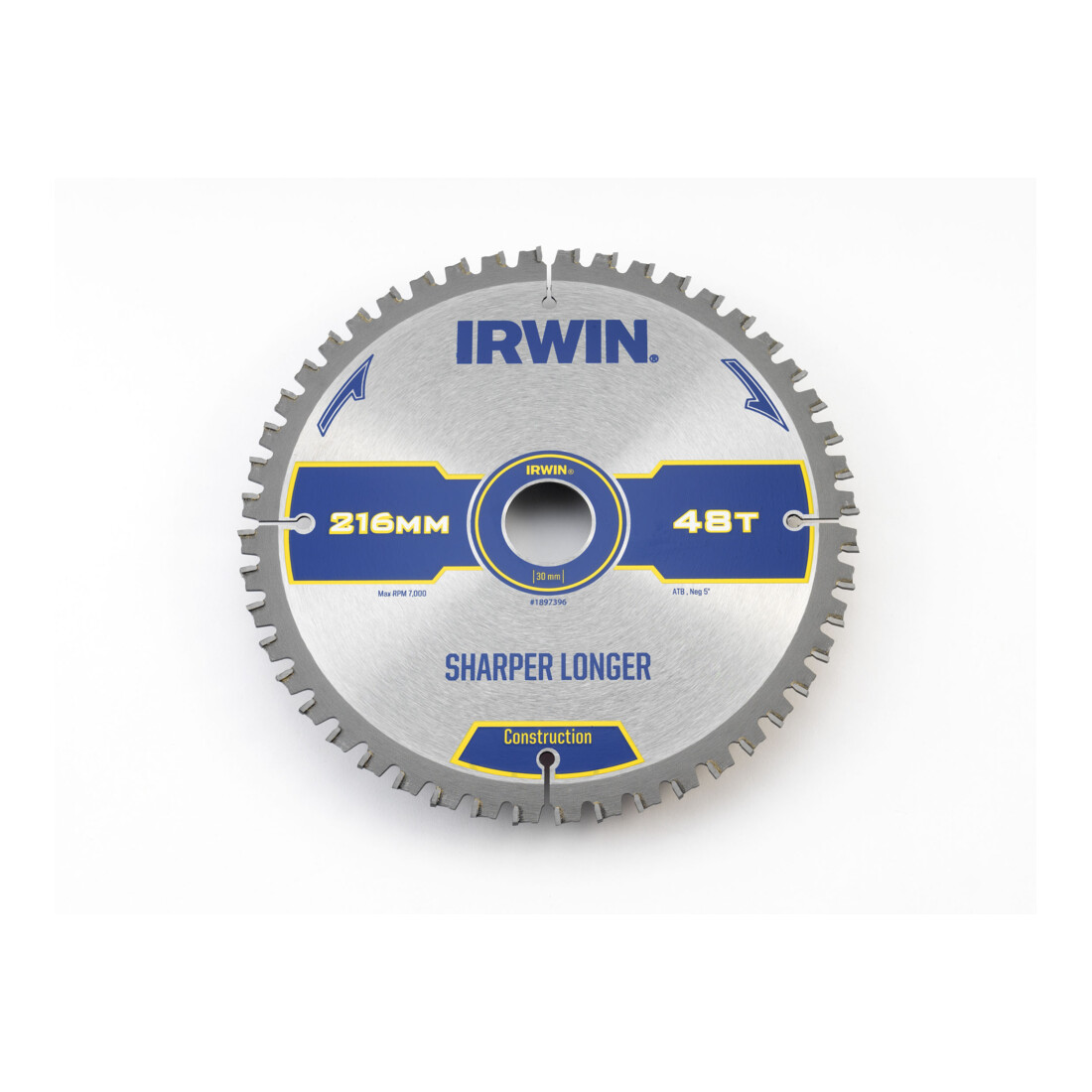 Irwin Kreissägeblatt stat. 216/30mm 48ATB