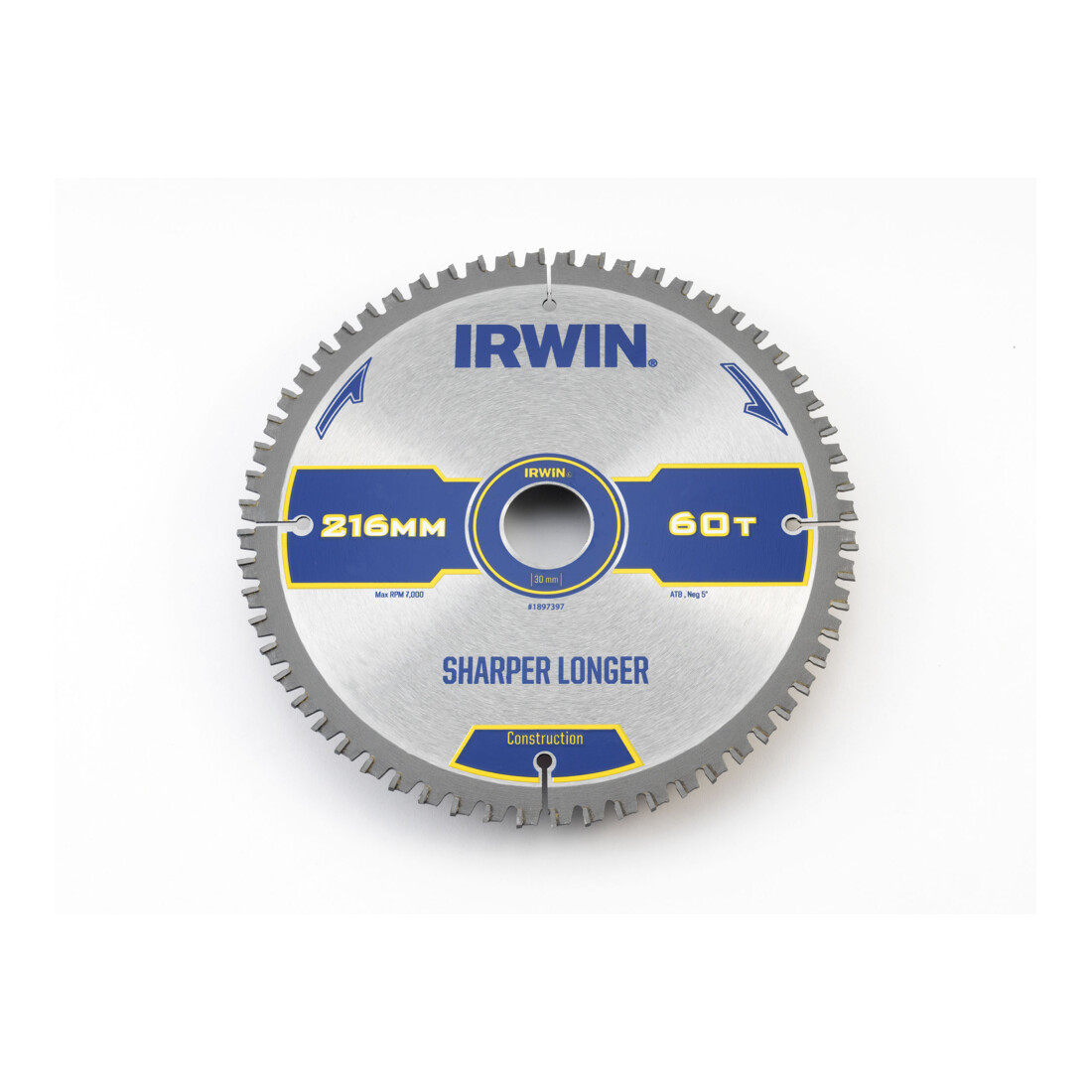 Irwin Kreissägeblatt stat. 216/30mm 60ATB