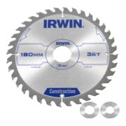 Irwin Lame de scie circulaire manuelle 180 × 30 mm 36 dents ATB-1
