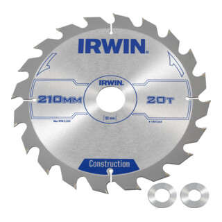 Irwin Lame de scie circulaire manuelle 210 × 30 mm 20 ATB