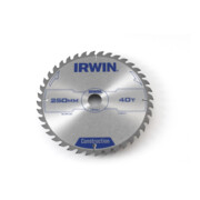 Irwin Lame de scie circulaire stat. 250/30 mm 40 dents ATB-1