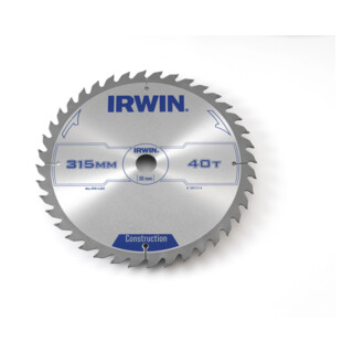Irwin Lame de scie circulaire stat. 315 × 30 mm 40 dents ATB