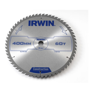 Irwin Lame de scie circulaire stat. 400 × 30 mm 60 ATB