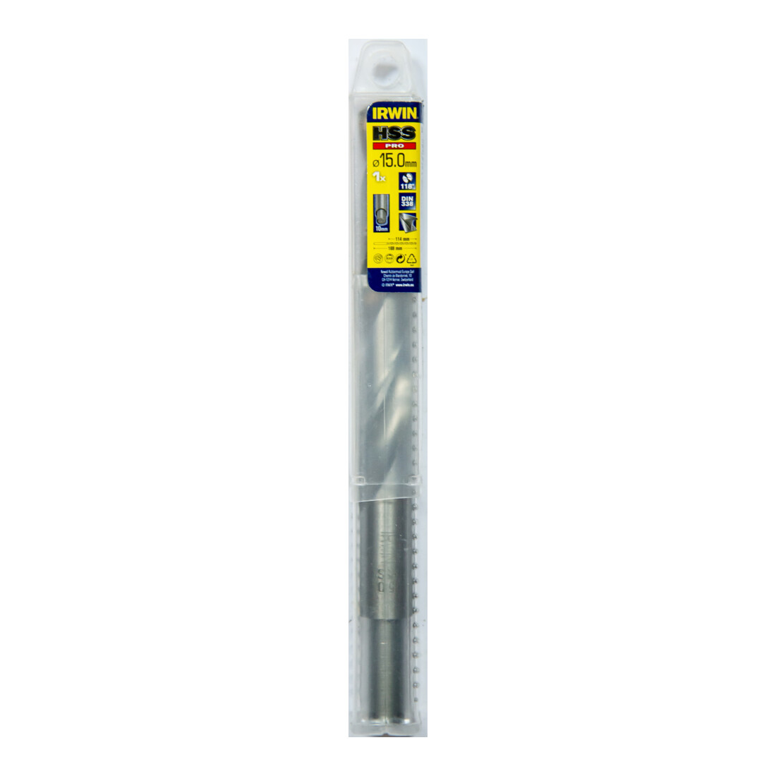 Irwin Metallbohrer HSS 15,0x169x114mm SB10