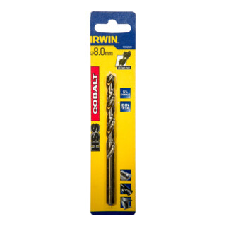 Irwin Metallbohrer HSS-Co 8,0x117x75mm