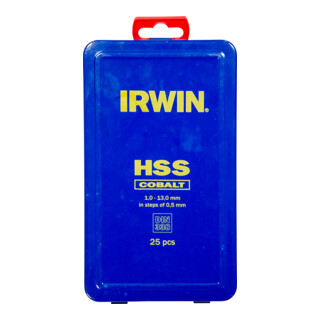 Irwin Metallbohrer HSS-Co Set 25-tlg