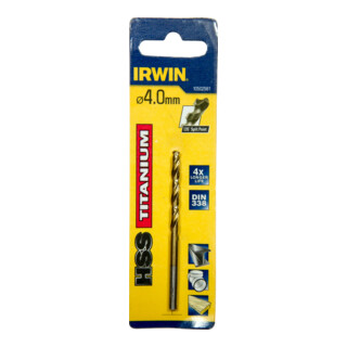 Irwin Metallbohrer HSS-Tin 4,0x75x43mm