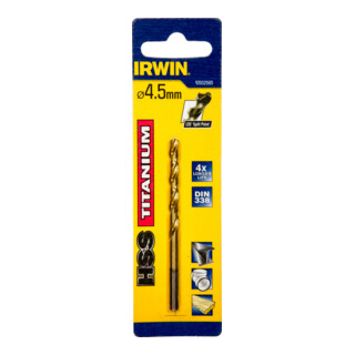 Irwin Metallbohrer HSS-Tin 4,5x80x47mm