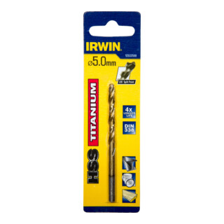 Irwin Metallbohrer HSS-Tin 5,0x86x52mm