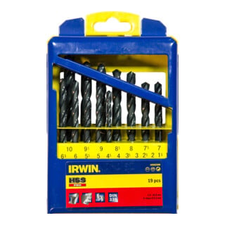 Irwin Set de forets métal HSS 19 pièces