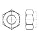 ISO 10511 Écrou hexagonal avec partie de serrage en polyamide, forme basse, 4 galZn DiSP M20 HP-1