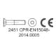 ISO 10642 Senkschraube mit Innensechskant, 8.8 galZn M20x150 HP-4