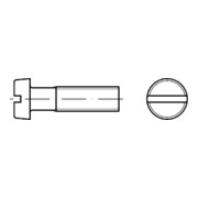 ISO 1207 Zylinderschraube mit Schlitz, Edelstahl A4 M6x70 KP