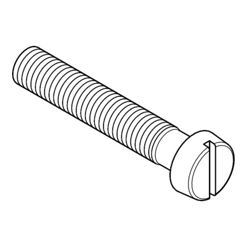ISO 1207 Zylinderschraube mit Schlitz, Edelstahl A4 M6x70 KP