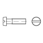 ISO 1207 Zylinderkopfschraube M6x45 Edelstahl A2 blank Schlitz