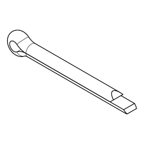 ISO 1234 Splint, Edelstahl A4 5x32 KP