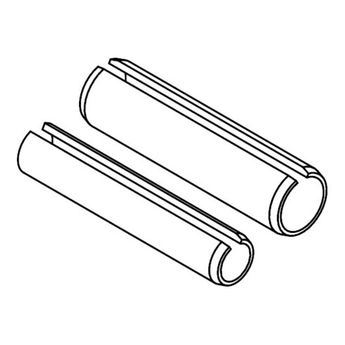 ISO 13337 Goupille élastique (manchon de serrage), version légère, FST 2,5x24 P