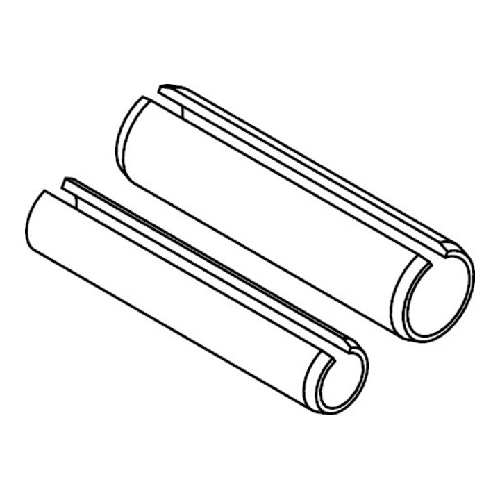 ISO 13337 Goupille élastique (manchon de serrage), version légère, FST 5x8 HP