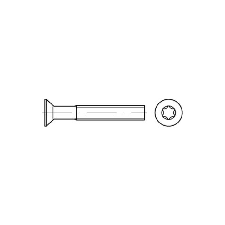 ISO 14581 A 4 M 8 x 35 -T45 A 4 S