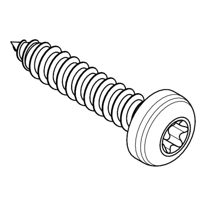 ISO 14585 Flachkopf-Blechschraube Form C mit Innensechsrund, Edelstahl A2 C ISR 6,3x45 HP