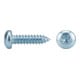 ISO 14585 Form CE Flachkopf-Blechschraube VG 4,8x9,5 Edelstahl A2 blank m. Spitze T25
