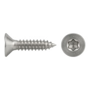 DIN 7982-C/ISO 14586 Senkkopf-Blechschraube mit Spitze Innensechsrund (TX), Edelstahl, blank A2-1