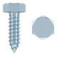 ISO 1479 Form C Sechskant-Blechschraube VG 4,2x38 Edelstahl A2 blank m. Spitze
