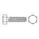 ISO 1479 Form F Sechskant-Blechschraube VG 4,2x13 Stahl galvanisch verzinkt m. Zapfen-1