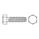 ISO 1479 Sechskant-Blechschraube, C mit Spitze, ST galZn F 6,3x19 HP-1