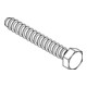 ISO 1479 Sechskant-Blechschraube, C mit Spitze, ST galZn F 6,3x19 HP-3