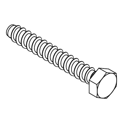 ISO 1479 Sechskant-Blechschraube, C mit Spitze, ST galZn F 6,3x19 HP