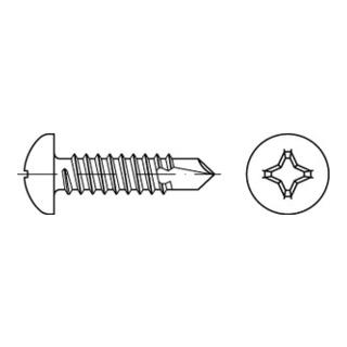 ISO 15481 Flachkopf-Bohrschrauben  Stahl ST 4,8 x 120 -H galvanisch verzinkt gal Zn S