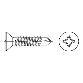 ISO 15482 Senk-Bohrschrauben Stahl ST 5,5 x 38 -H galvanisch verzinkt gal Zn S