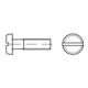 ISO 1580 Flachkopfschraube M5x8 Messing blank Schlitz-1