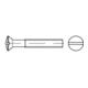 ISO 2010 LinsenSenkkopfschraube M5x40 Messing vernickelt Schlitz