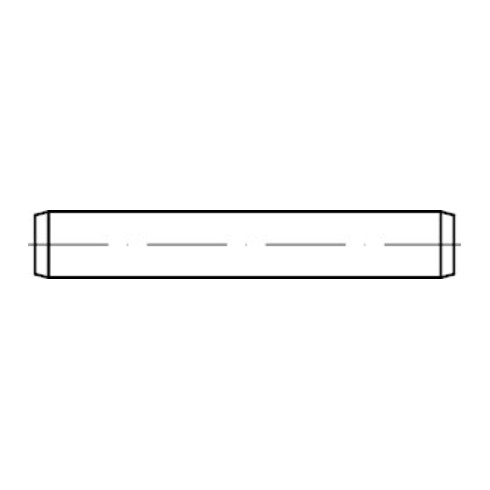 ISO 2338 Zylinderstift Toleranzfeld m6, ST 4 m6x40 HP