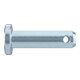 ISO 2341 Bolzen mit Kopf Stahl B 12 h11 x 40 x 36 galvanisch verzinkt gal Zn S ; Industrial Quality Supplies