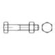 ISO 4014  SB-Schrauben-Garnituren 8.8 CE Mu M 16 x 65 galvanisch verzinkt SB nach EN 15048 gal Zn S-1