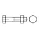 ISO 4014  SB-Schrauben-Garnituren 8.8U CE Mu M 12 x 45 tZn SB nach EN 15048 tZn S