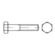DIN 931 / ISO 4014 Sechskant-Schaftschraube Stahl 8.8 galv. verzinkt dickschichtpassiviert + SL