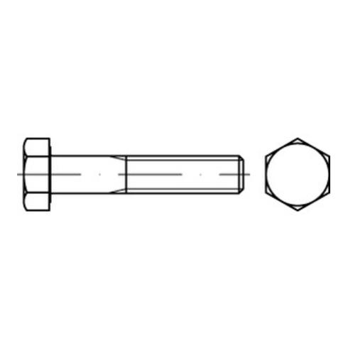 ISO 4014 Sechskant-Schaftschraube M12x75 Edelstahl A4 70 blank