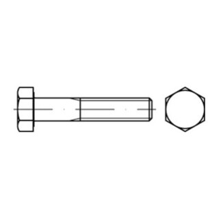 ISO 4014 Sechskant-Schaftschraube M8x55 Edelstahl A2 blank