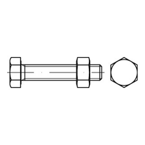 ISO 4017  SB-Schrauben-Garnituren 8.8U CE Mu M 10 x 25 tZn SB nach EN 15048 tZn S