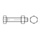 ISO 4017  SB-Schrauben-Garnituren 8.8U CE Mu M 12 x 40 tZn SB nach EN 15048 tZn S