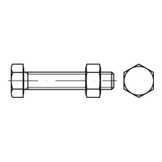 ISO 4017 SB-Schrauben-Garnituren 8.8U CE Mu M 12 x 45 tZn SB nach EN 15048 tZn S