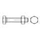 ISO 4017  SB-Schrauben-Garnituren 8.8U CE Mu M 16 x 180 tZn SB nach EN 15048 tZn S